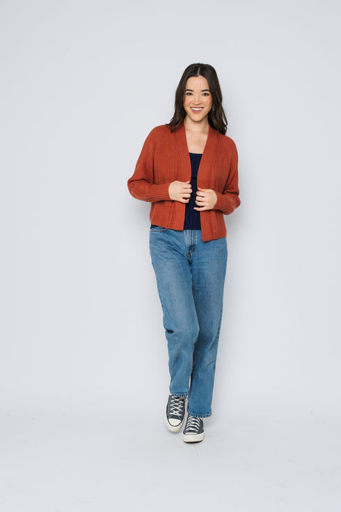 Jane-Open Cardigan